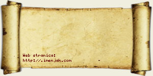 Blaža Joksić vizit kartica